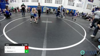 49 lbs Quarterfinal - Brylynn Revier, Morrison Takedown Club vs Dixie Bledsoe, Woodland Wrestling Club