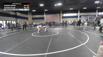 102 lbs Semifinal - Santino Andujo, Valiant College Prep vs Alistair Taylor, Spring Hills WC