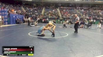 3A 106 lbs Semifinal - Aiden Enright, Union Pines vs Samuel Aponte, Cape Fear