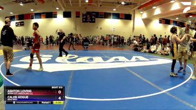 98 lbs Round 2 - Ashton Loving, River City Wrestling LLC vs Caleb Hogue, New Kent