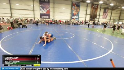 110 lbs Rd# 8- 12:30pm Saturday Final Pool - Luke Stanley, PA Blue vs Elijah Ledlow, Minion Black