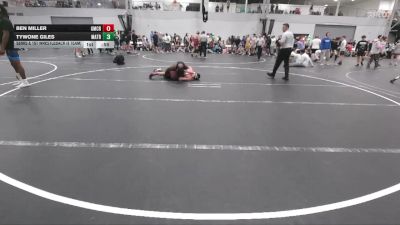 144 lbs Semis & 1st Wrestleback (8 Team) - Tywone Giles, Mat Assassins Red vs Ben Miller, Grit Mat Club Red