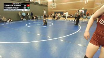 101 lbs Round 2 - Anahlyahh Heitzman, Cougar Wrestling Club vs Caydence Aagard, 208 Badgers Wrestling Club