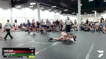 160 lbs Finals (2 Team) - Mason Fahey, Rebellion vs Luke Knox, Steller Trained