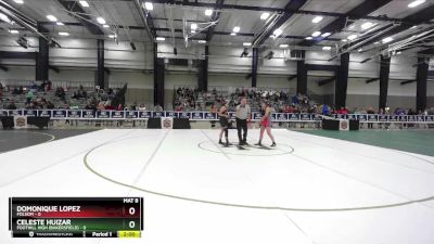 115 lbs Cons. Round 2 - Celeste Huizar, Foothill High (Bakersfield) vs Domonique Lopez, Folsom