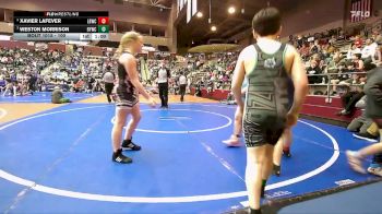 100 lbs Round 1 - Xavier LaFever, Little Rock Wrestling Club vs Weston Morrison, Blazing Yetis Wrestling Club