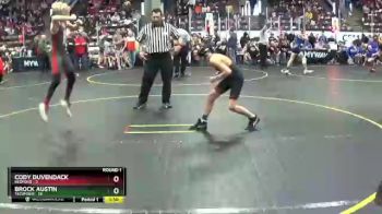 85 lbs Round 1 (4 Team) - Cody Duvendack, Bedford vs Brock Austin, Tecumseh