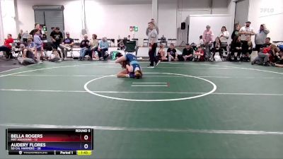 85 lbs Round 5 (6 Team) - Audery Flores, So Cal Hammers vs Bella Rogers, Mat Assassins