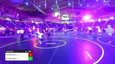 113 lbs Round Of 16 - Michael Montano, Duran Elite vs Max Mckinlay, Unattached