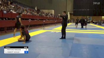 JOSE MATHIAS MACEDO DE LIRA LUNA vs KIERAN ROBERT KICHUK 2023 Pan IBJJF Jiu-Jitsu No-Gi Championship