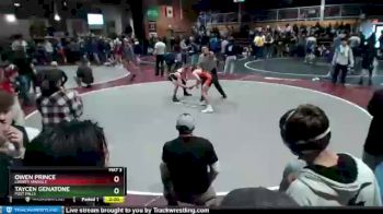 132 lbs Cons. Round 1 - Owen Prince, Liberty Spangle vs Taycen Genatone, Post Falls