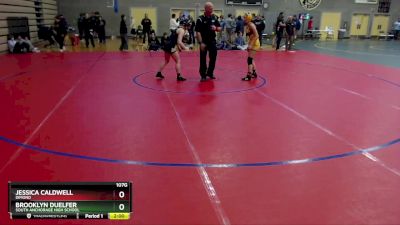 107G Semifinal - Brooklyn Duelfer, South Anchorage High School vs Jessica Caldwell, Dimond