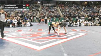 3A 144 lbs Cons. Semi - Jamie Crabtree, Eastern Randolph High School vs Alejandro Flores, Spring Creek