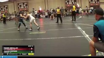 112 lbs Round 5 (6 Team) - Mahdi Abdallah, ACES Wrestling vs Mason Hopkins, The Hunt