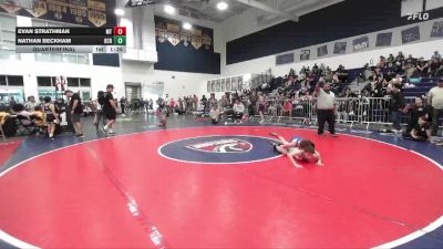 75 lbs Quarterfinal - Nathan Beckham, OCRTC vs Evan Strathman, Mantanona TC