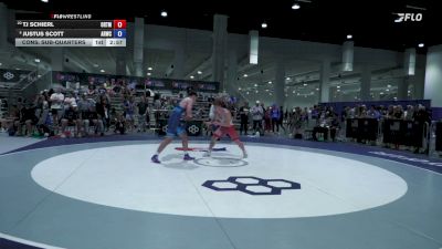 77 kg Cons. Sub-quarters - TJ Schierl, Ohio RTC/ Titan Mercury Wrestling Club vs Justus Scott, Army (WCAP)