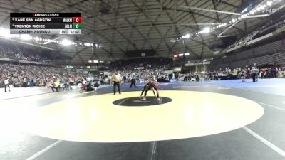 Boys 1A 144 lbs Champ. Round 2 - Trenton Richie, Zillah vs Xane San Agustin, Medical Lake