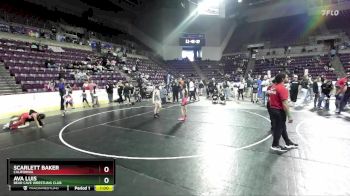 67-72 lbs 3rd Place Match - Scarlett Baker, California vs Ava Luis, Bear Cave Wrestling Club