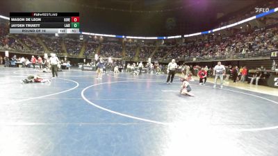 61 lbs Round Of 16 - Mason De Leon, Governor Mifflin vs Jayden Truiett, Lake Lehman