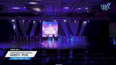 Yorktown High School - Varsity - Pom [2025 Varsity - Pom Day 1] 2025 Coastal at the Capitol Grand Nationals