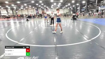 132 lbs Round Of 128 - Kyle Carter, NY vs Santana Leon, CO