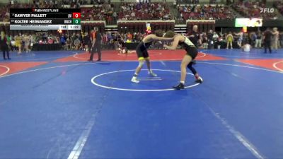 151 lbs Quarterfinal - Kolter Hernandez, Bearcats Wrestling Club Helena vs Sawyer Pallett, Laurel Matburners