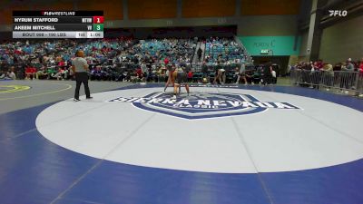 190 lbs Round Of 32 - Hyrum Stafford, Mountain View UT vs Akeem Mitchell, Volcano Vista