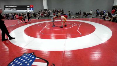 120 lbs Case Simmons, Kentucky vs Oscar Gauna, Team Kansas Gold