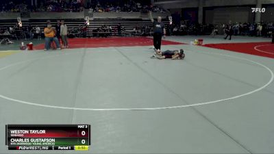 75 lbs Cons. Round 2 - Charles Gustafson, NYA (Norwood Young America) vs Weston Taylor, Wabasso