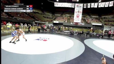 120 lbs 3rd Place Match - Nolan Stennett, Rough House Wrestling vs Reshad Ahmad Ahmadi, United Wrestling Club