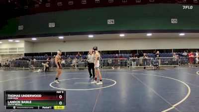 113 lbs Round 4 - Landon Basile, South Iredell vs Thomas Underwood, Cape Fear