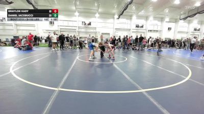 S-102 lbs Round Of 32 - Braylon Kady, MI vs Daniel Jacobucci, OH