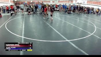 145 lbs Round 1 - Alexa Aldag, Nebraska vs Alexandra Grow, Nebraska Wrestling Academy