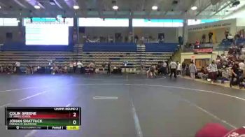 132 lbs Champ. Round 2 - Johan Shattuck, Friends Of Baltimore vs Colin Greene, St. James School