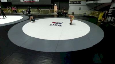 61 lbs Cons. Sub-semis - Jhey Sarique, South San Francisco Gator WC vs Elias Casas, High Desert Wrestling Club