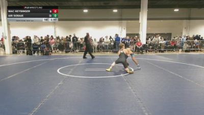 100 lbs Round Of 32 - Mac Heysinger, IA vs Ari Sobaje, CA