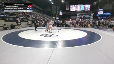 120 lbs Champ. Rd Of 64 - Abe Heysinger, Iowa vs Peter Alexander Schutz, Minnesota