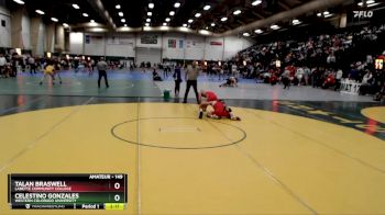 149 lbs Cons. Round 3 - Celestino Gonzales, Western Colorado University vs Talan Braswell, Labette Community College