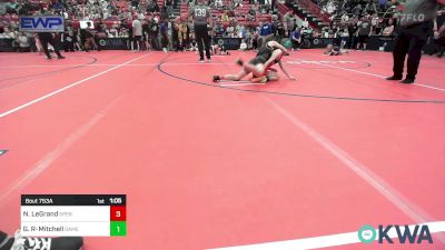 82 lbs Rr Rnd 5 - Natalie LeGrand, Sperry Wrestling Club vs Gabby Riley-Mitchell, Gameface Acadamy