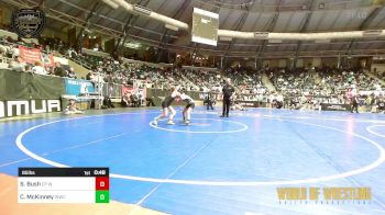 85 lbs Semifinal - Scarlett Bush, CP Wrestling vs Chanlee McKinney, Woodland Wrestling Club