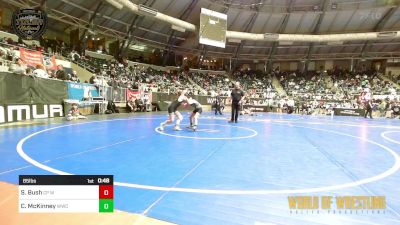 85 lbs Semifinal - Scarlett Bush, CP Wrestling vs Chanlee McKinney, Woodland Wrestling Club