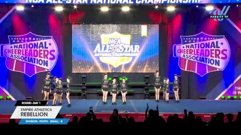Empire Athletics - Rebellion [2025 L1 Youth - Small - B Day 1] 2025 NCA All-Star National Championship