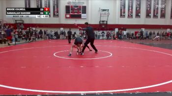 133 lbs Champ. Round 2 - Sanaullah Hashimi, Unattached vs Brode Colwell, Eastern Oregon University (OR)