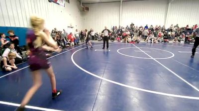 70 lbs Rr Rnd 4 - Madison Morrison, Spiro Bulldog Wrestling vs Kamden Lacy, Miami Takedown Club