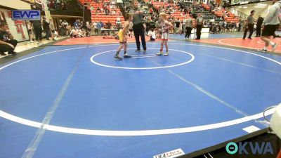 58 lbs Consolation - Nicholas Evans, HURRICANE WRESTLING ACADEMY vs Thomas Sandlin, Vian Wrestling Club