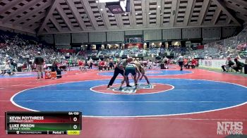 6A-150 lbs Cons. Round 2 - Kevin Poythress, Effingham County vs Luke Pinson, St Pius X School