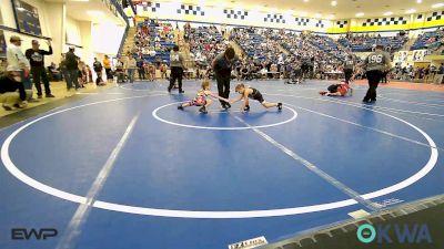 52 lbs Rr Rnd 3 - Evelyn Shimonek, Pawhuska vs Piper Schadegg, Skiatook Youth Wrestling