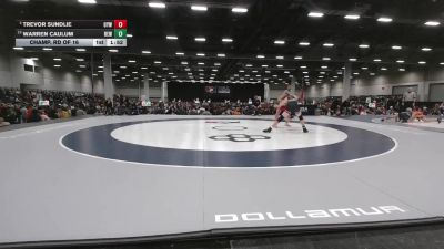 165 lbs Champ. Rd Of 16 - Trevor Sundlie, Ozark Youth Wrestling vs Warren Caulum, RT Elite Wrestling