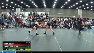 136 lbs Placement Matches (16 Team) - Bella Amaro, Southern Oregon vs Andrea Schlabach, Grand View
