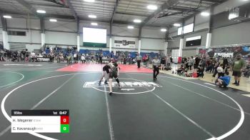 95 lbs Consi Of 4 - Hayden Wegener, Stampede WC vs Calin Kavanaugh, Arizona College Prep